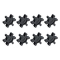 uxcell 8pcs L75 Jaw Coupling Insert, Flexible Solid Type NBR Rubber Jaw Coupling Center Inserts for L Jaw Coupling L-Jaw Coupler Set, Black