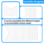 4-Pack Clear Acrylic Couch Wall Spacer, 2-9 Inch Adjustable Couch Stopper