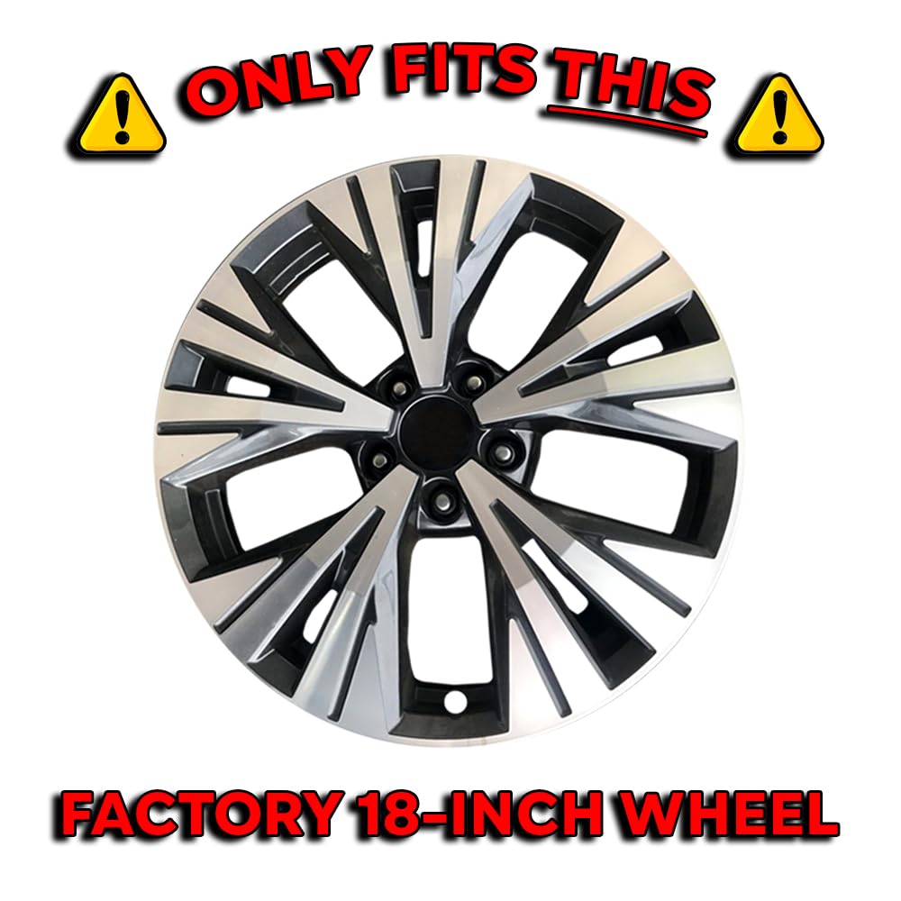4pc 18" 5 Dbl Spoke Snap-On Wheel Skins for Nissan Rogue SV 21-23