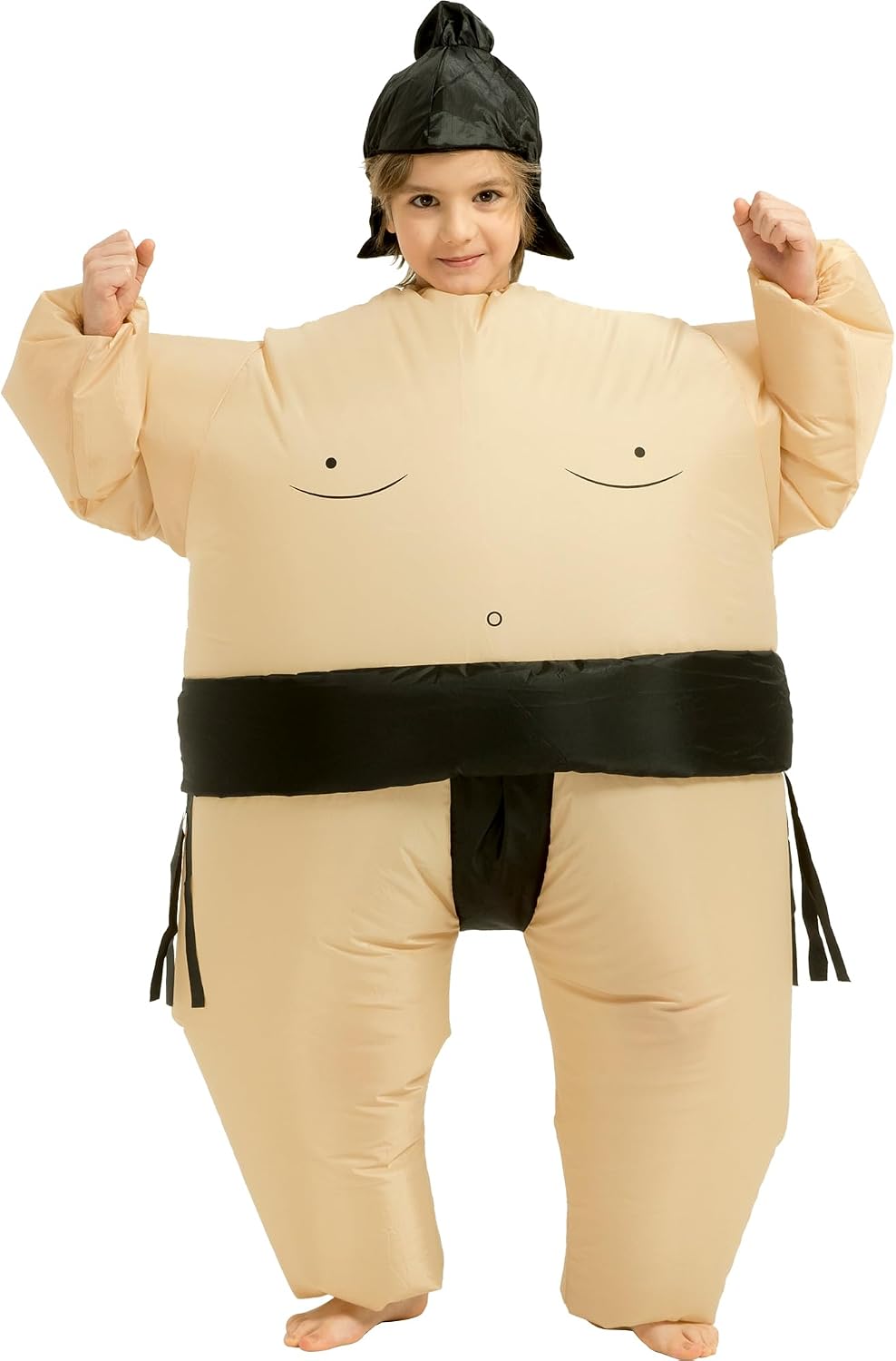 Halloween Inflatable Sumo Costume Kids,Blow Up Wrestler Suit Boys Girls