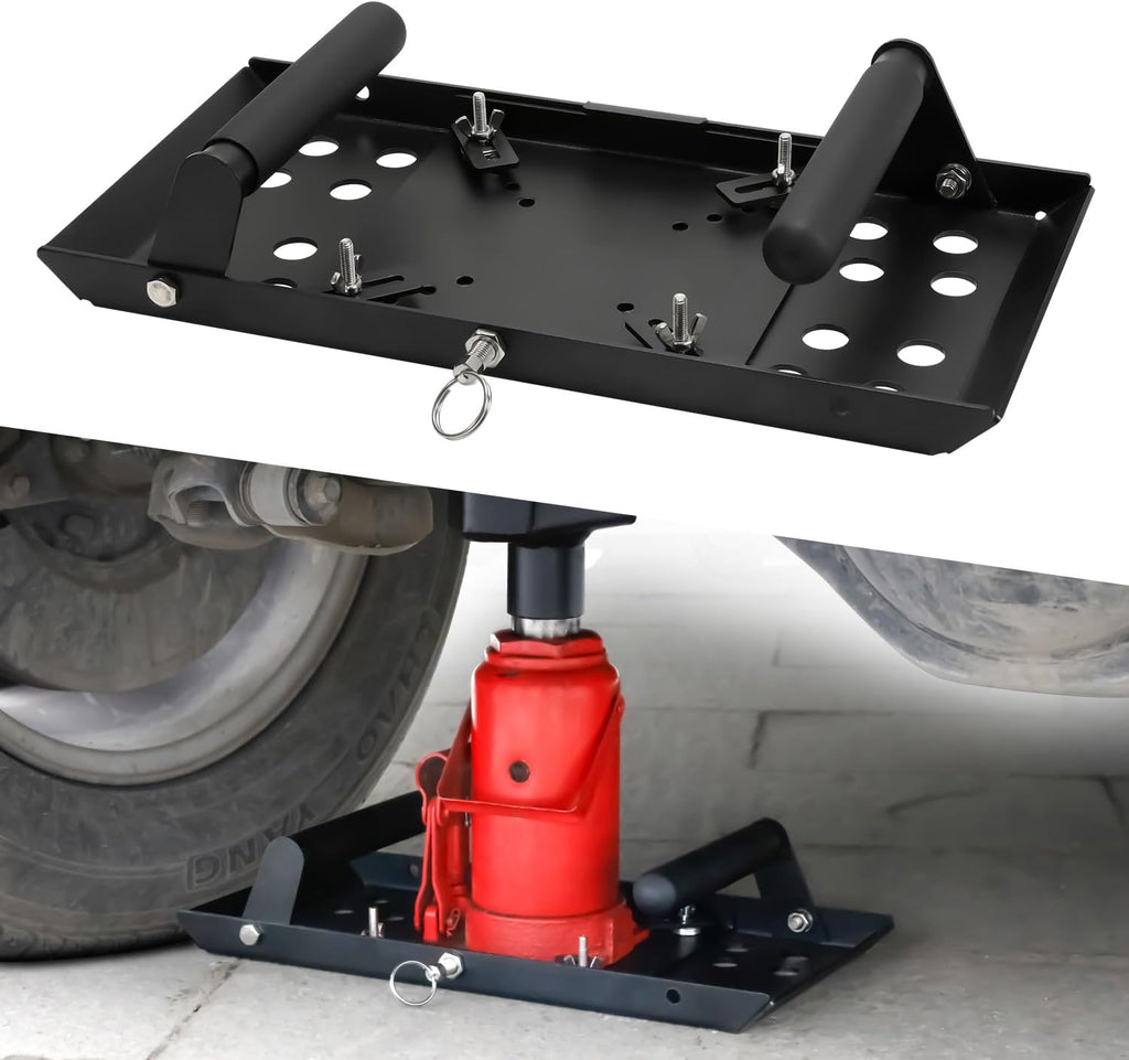 Bottle Jack Base Plate, Universal Bottle Jack Stabilizer | Stabilizing Jack Landing Pad, Adjustable Size, Enlarged