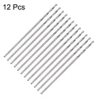HARFINGTON 12pcs Micro Jobber Twist Drill Bits #75 0.5mm / 0.02"