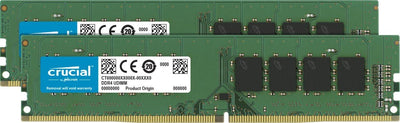 16GB kit (8GBx2), 288-pin DIMM, DDR4 PC4-21300