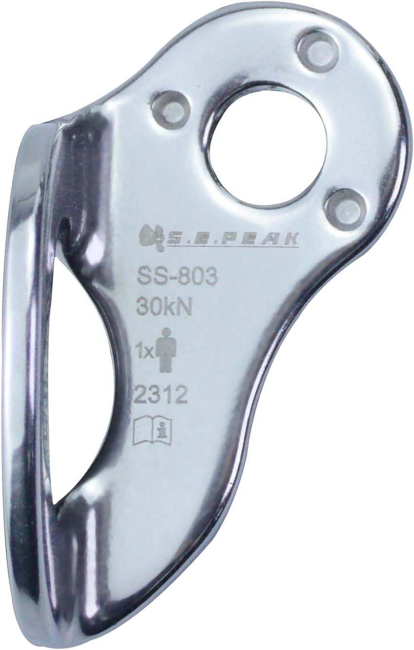 30kN Stainless Steel Climbing Bolt Hangers, Rock Anchor Holds | for M12/12mm Bolt, Rock Climbing Anchor Hanger