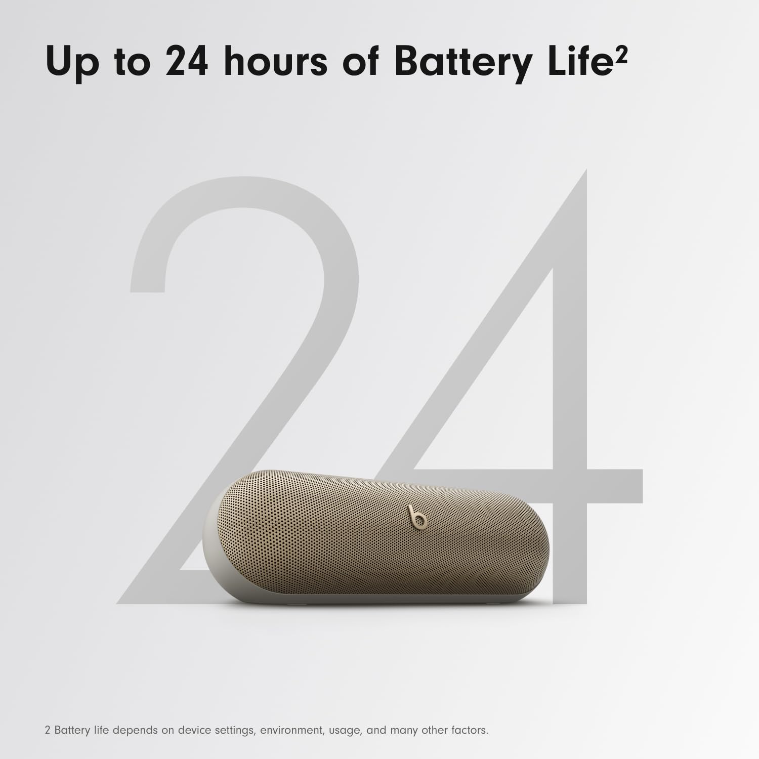 Pill - Portable Bluetooth Speaker- Up to 24H Battery Life, Water Resistant, Bluetooth, Apple & Android Compatible