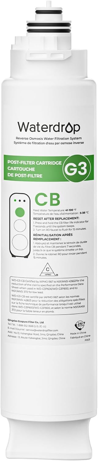 G3-N3CB Filter, Replacement for G3-W & G3P600 & G3P800 RO System
