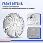 14 Inch Hubcaps for Mitsubishi Mirage 2014-2025