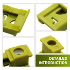 leechio 2 PCS 14908 Transmission Shift Cable Bushing Clip Kit, Gearbox Shifter Linkage Fix Bushing Clamps, Cable Column Shift Linkage Clip Replacement, Compatible with Ford (Yellow)