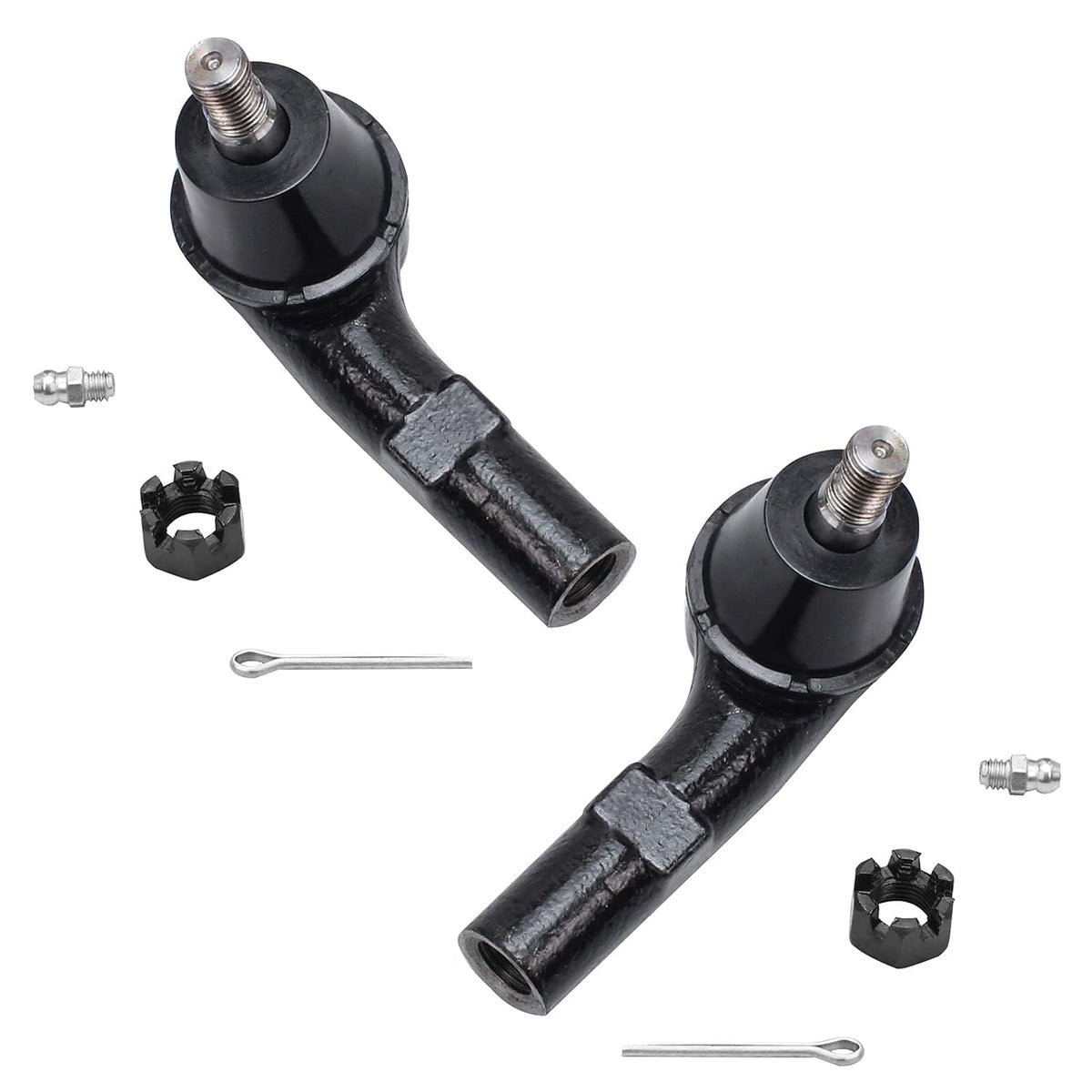 Detroit Axle - Front 6pc Tie Rods Kit for 1999-2005 Volkswagen Jetta