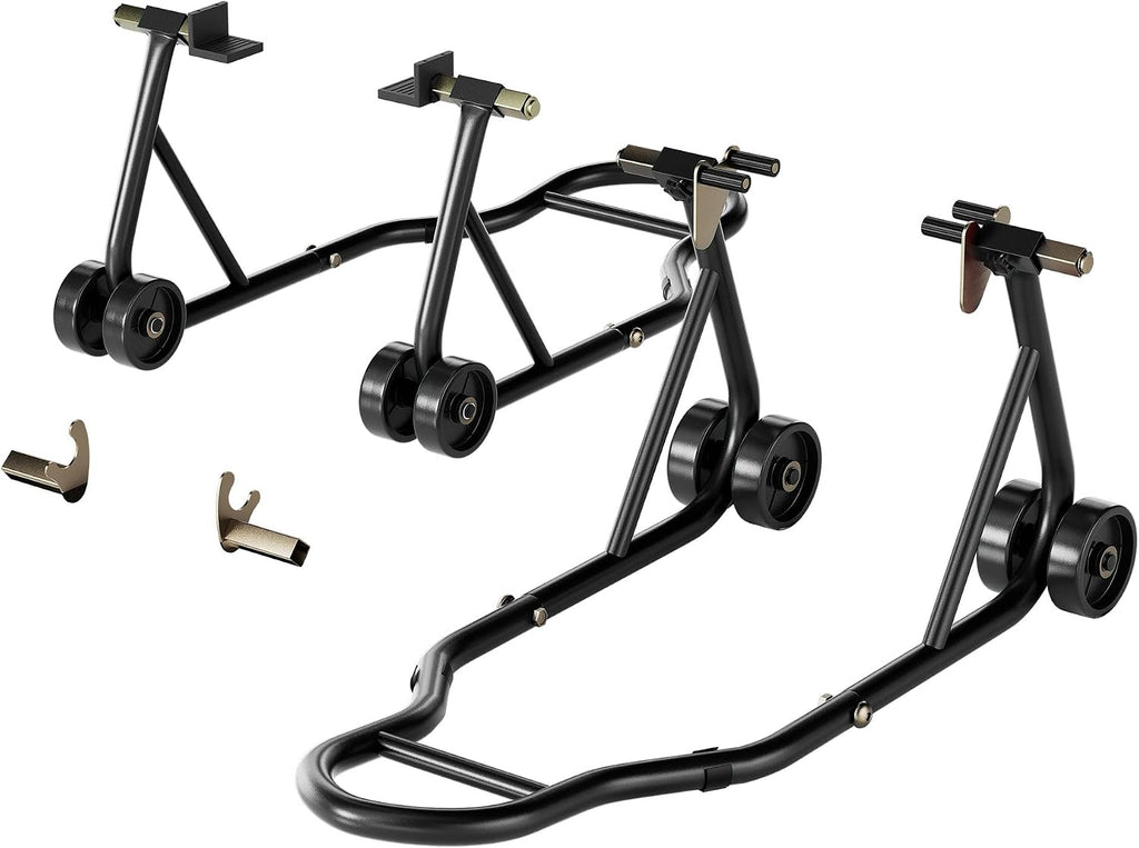 Universal Motorcycle Stands 882 Lbs Capacity,Black