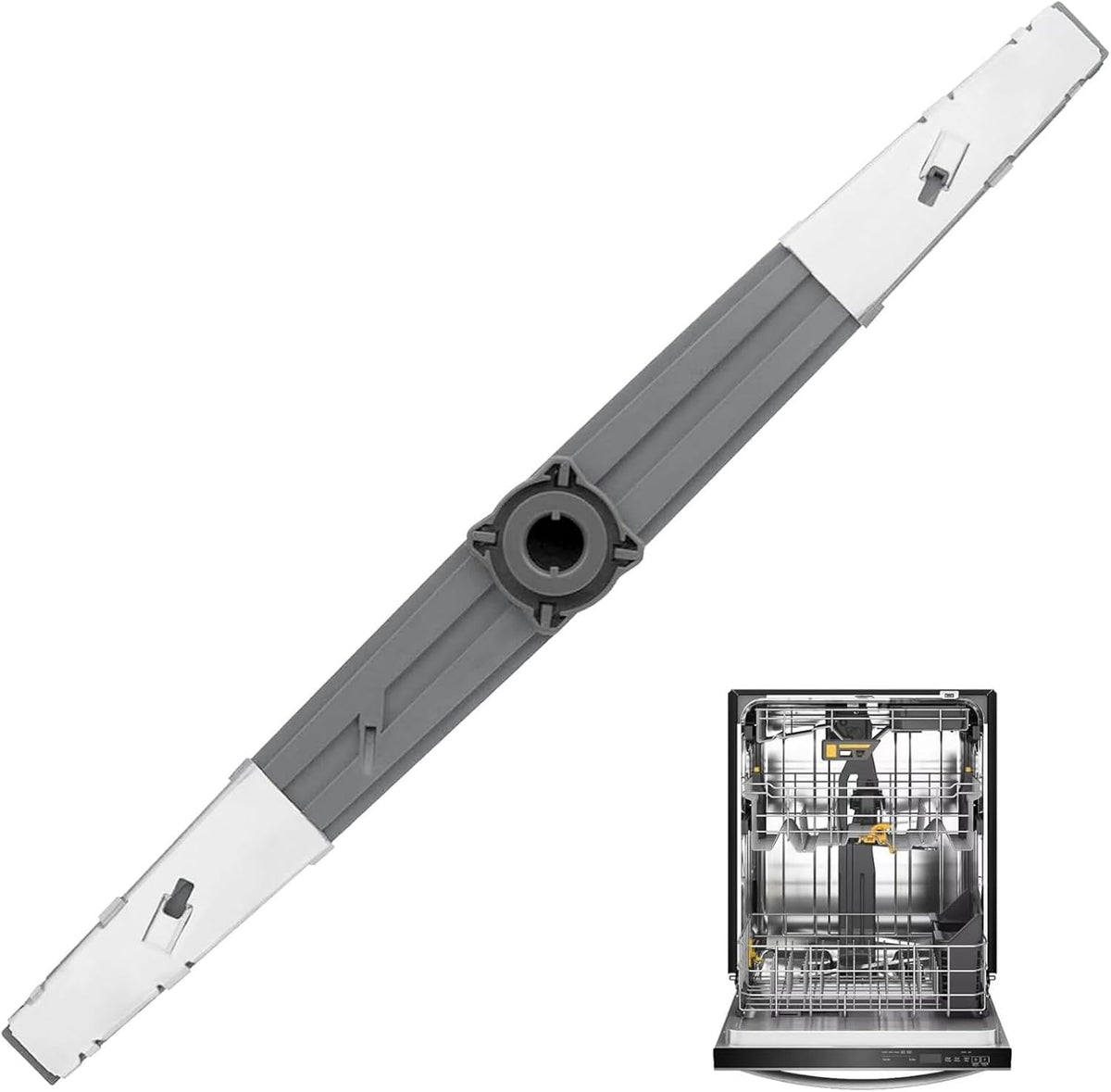 WPW10491331 Dishwasher Lower Spray Arm for Whirlpool Amana Maytag Admiral