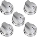 AEZ73453509 Stove Knobs Burner Control Knobs Replacement Compatible with LG Gas Stove/Oven/Range Knobs, Replace for AEZ72909008,AP5669773,PS7321756 (5 Packs)