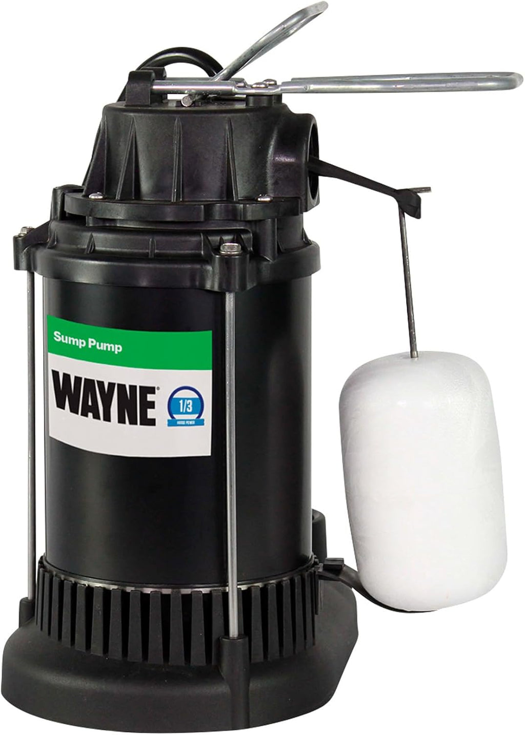 WAYNE 1/3 HP Sump Pump Coated Steel Thermoplastic SPF33