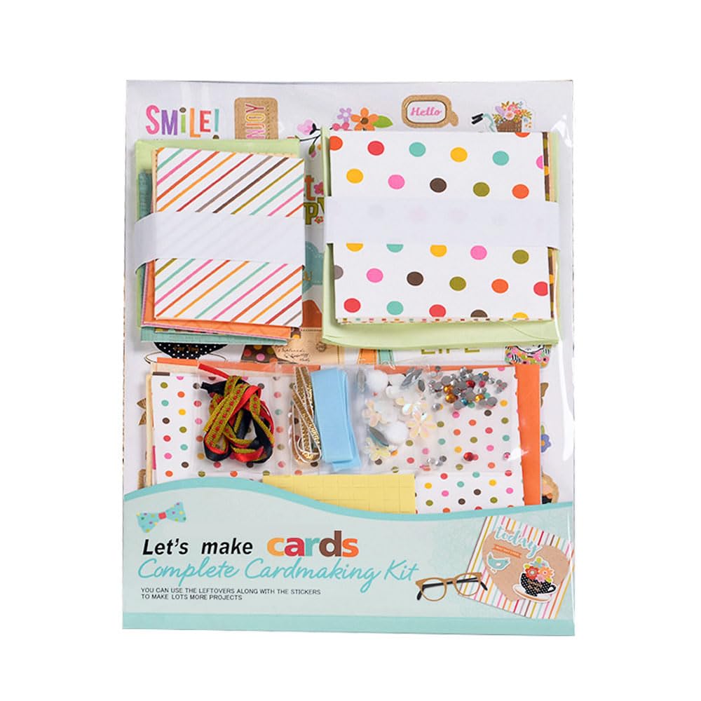 Greeting Card Making Supplies Envelope Kit Gift Anniversary Craft