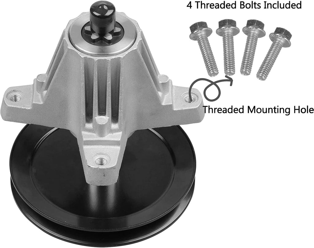Spindle Fit for Troy Bilt Pony Mower - 918-06991 Spindle Assembly Fit for MTD Huskee Craftsman T1000 T1200 Mower and