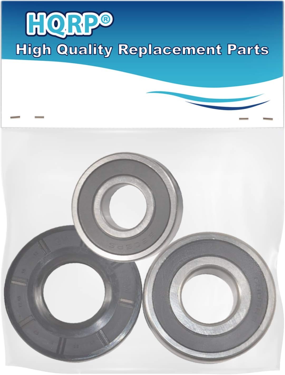 HQRP Bearing and Seal Kit for Whirlpool WTW6200SW0 WTW6200SW1 WTW6200SW2 WTW6200SW3 WTW6200VW0 WTW6300SB0 WTW6300SB1 WTW6300SG0 WTW6300SG1 WTW6300SW0 WTW6300SW1 WTW6300WW0 Washer Tub
