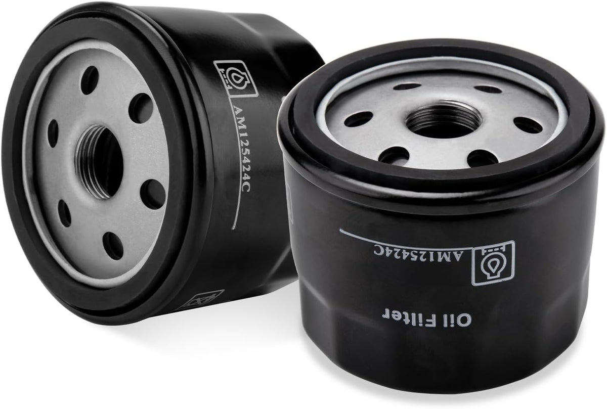 2 Pack AM125424 Oil Filter, Replacement for John Deere AM125424c