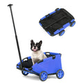 Mini Dog Strollers for Mini Pets, Foldable Multifunctional Shopping Carts with Extendable Pull Handle, Doggie Wagon