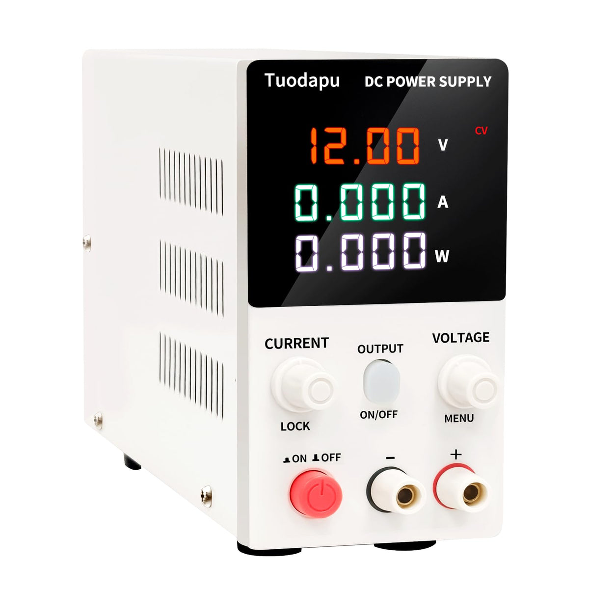DC Power Supply Variable, Bench Power Supply with Encoder Adjustment Knob,Switching Bench with 20W USB & Type-C Quick-Charge (62V 5A)
