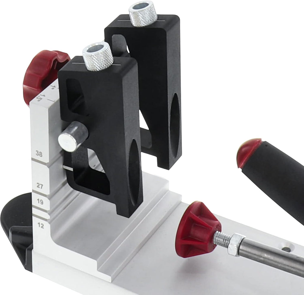 1327 Pocket Jig 400 – Self-Clamping, Heavy-Duty, All-Metal Pocket Hole Jig. Complete Kit with Bit, Driver, and Screws