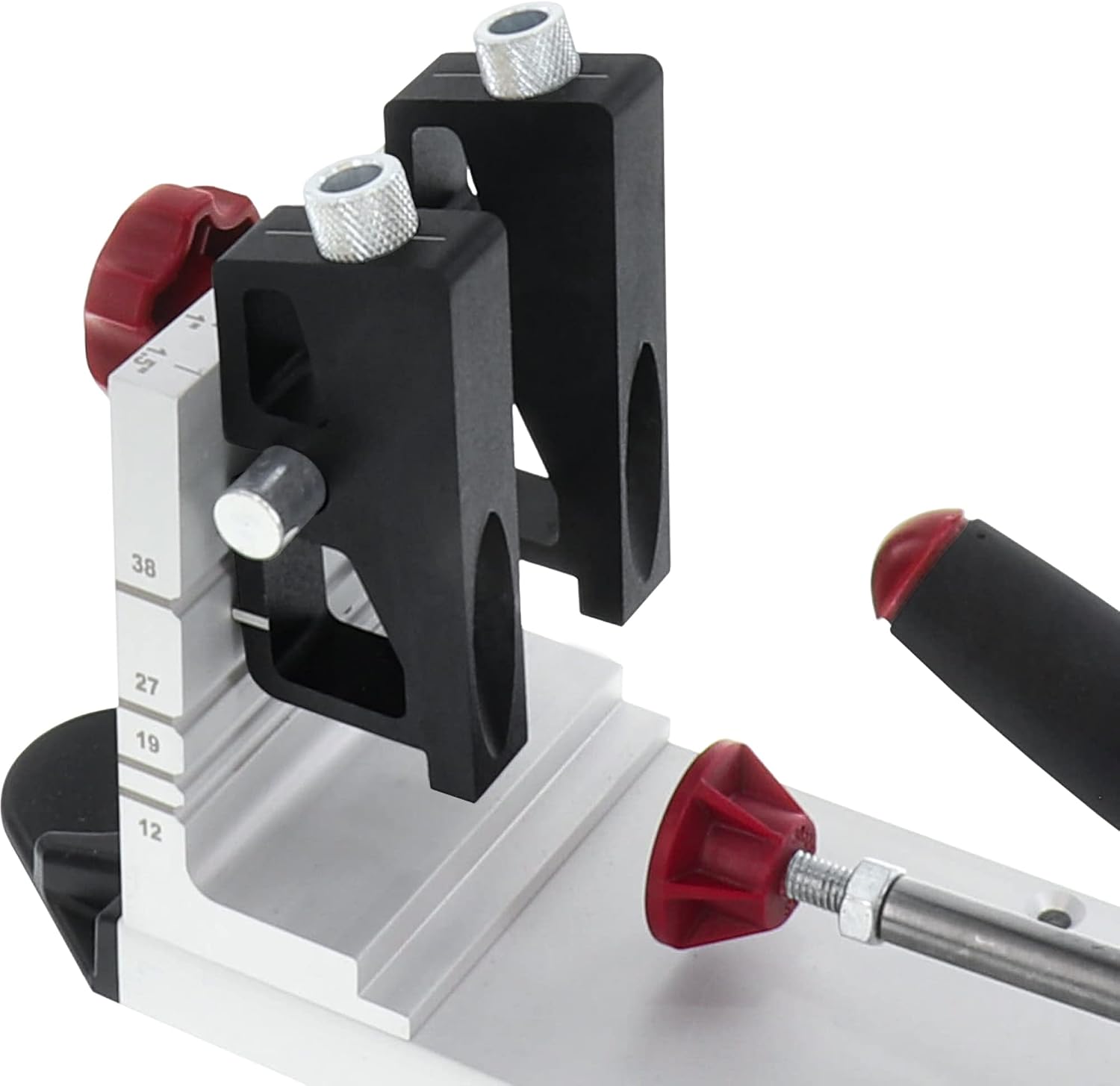 1327 Pocket Jig 400 – Self-Clamping, Heavy-Duty, All-Metal Pocket Hole Jig. Complete Kit with Bit, Driver, and Screws