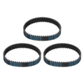 uxcell 3pcs HTD-5M Rubber Timing Belt 51 Teeth, 255mm Pitch Length x 15mm Width x 3.6mm Height, Closed Loop Pulley Timing Belt