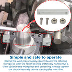 Lathe Centering Tool with Bump Roller for 1/2" Tool Post