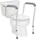 Toilet Handle Safety Rail, Grab Bar for Bathroom, 26" to 31" Adjustable Height, 250-lb. Capacity