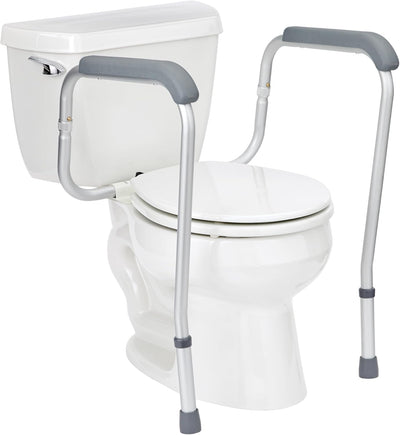 Toilet Handle Safety Rail, Grab Bar for Bathroom, 26" to 31" Adjustable Height, 250-lb. Capacity