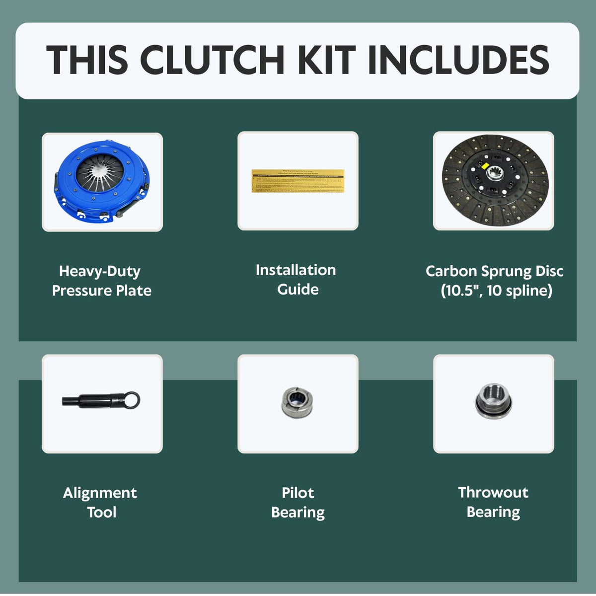 EFT Stage 2 Clutch Kit with 5.0L - 4.6L V8 Engine - Performance Upgrade