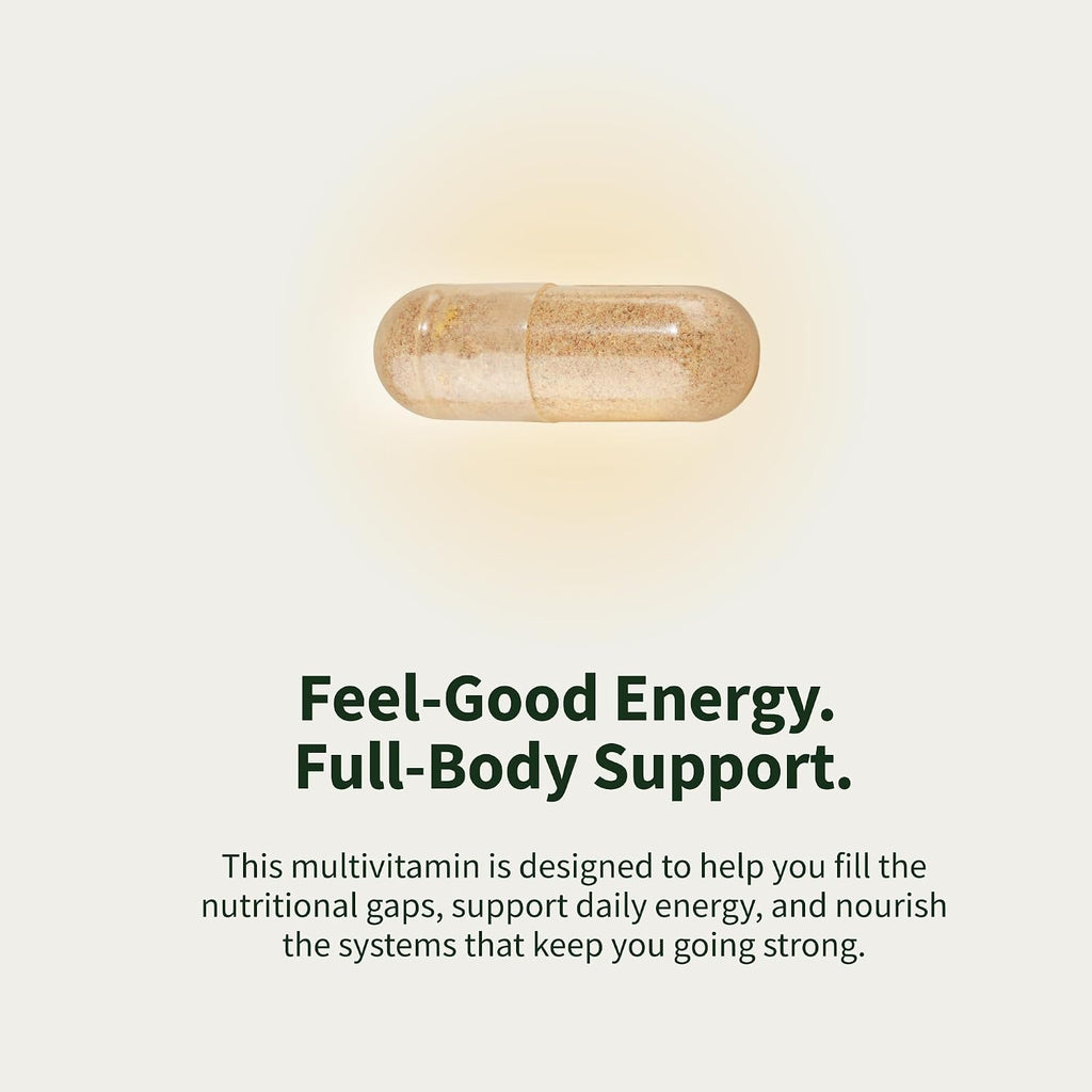 Men's Multivitamins - Daily Vitamins & Minerals for Men - Vitamin D, B12, Zinc, Herbs & Vitamin C for Energy & Immune