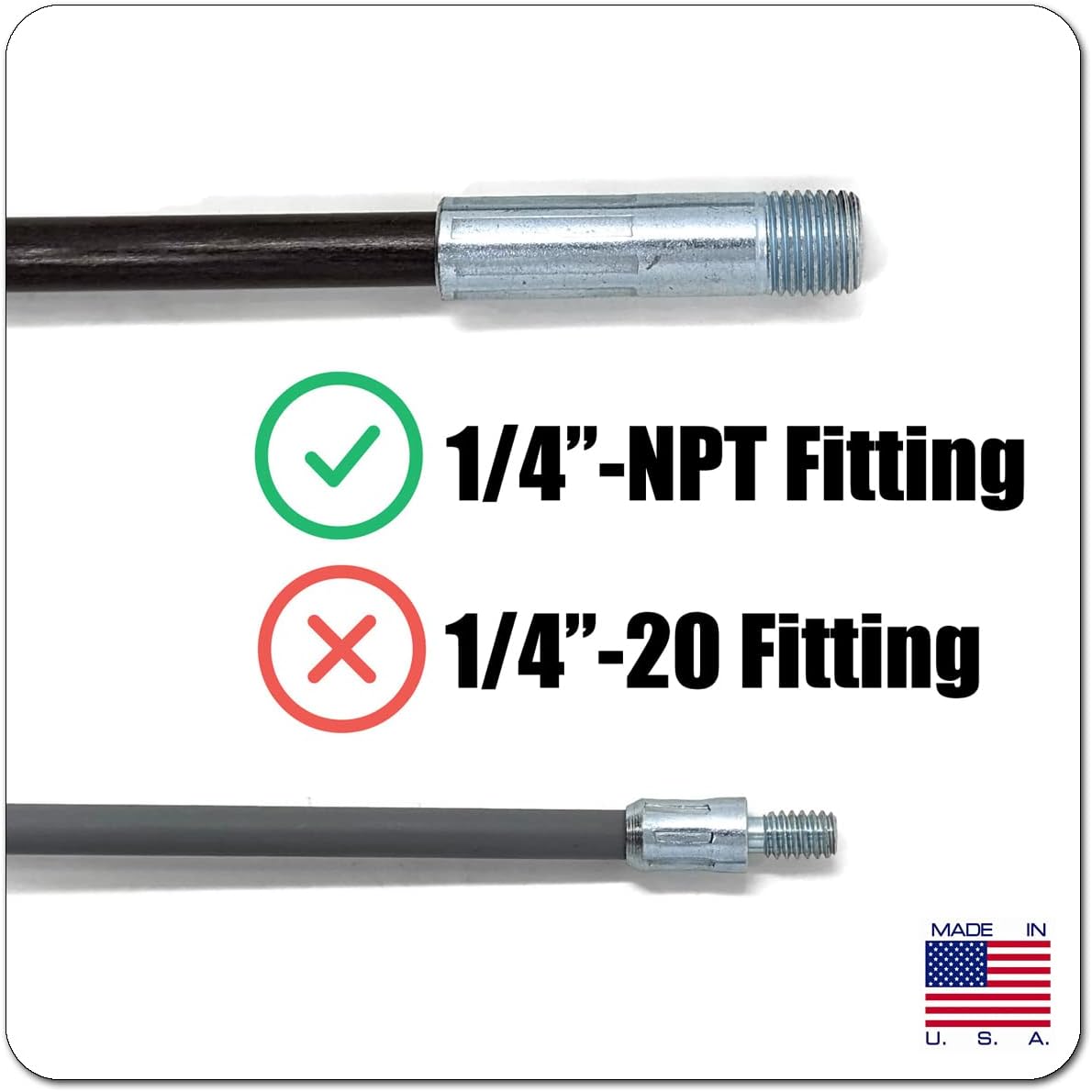 6-Inch Round Poly Chimney Brush and 18-Foot Fiberglass Chimney Rod Bundle Kit