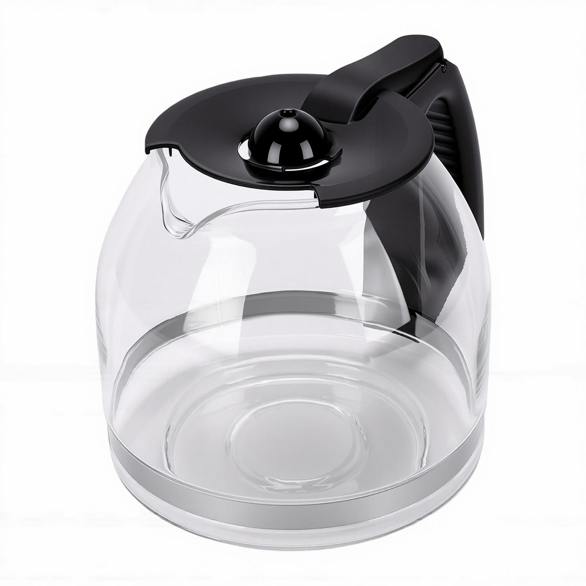 ASHATA Borosilicate Glass Coffee Carafe 1.8L, Replacement Pot for 12 Cup Coffee Maker with Sturdy Handle