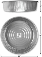 Performance Tool W54280 3.5 Gallon Galvanized Steel Oil Drain Pan