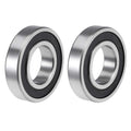 uxcell 6208-2RS Deep Groove Ball Bearings Z2 40mm X 80mm X 18mm Double Shielded Carbon Steel 2pcs