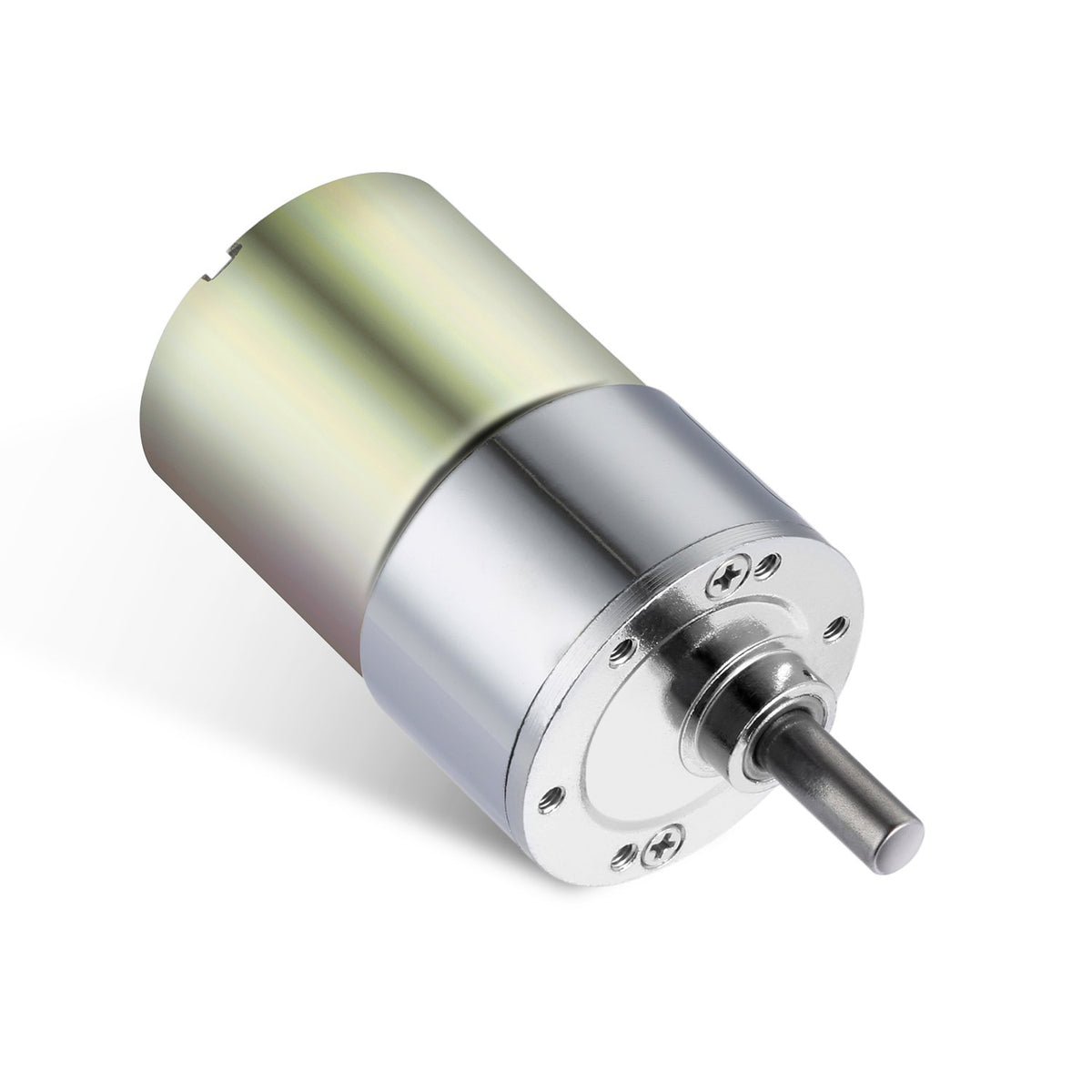 DC 24V 100RPM Gear Motor High Torque Electric Micro Speed Reduction Geared Motor Eccentric Output Shaft 37mm Diameter Gearbox