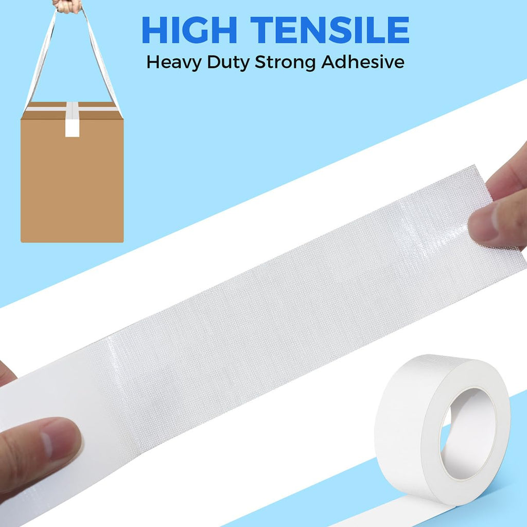 White Duct Tape, 2 Inch x 35 Yards, 1 Roll