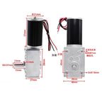 5840-31ZY DC 12V 24V Reduction Gear Motor Large Torque High Power 2-70kg 7RPM-470RPM Worm Reversed 1PCS(Only the Motor,260 RPM,12V)