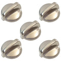 Gxcdizx 5-Pack Burner Control Knobs for GE JCSP46SP2SS JDP42ST1SS