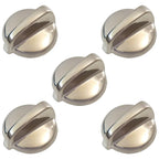 Gxcdizx 5-Pack Burner Control Knobs for GE JCSP46SP2SS JDP42ST1SS