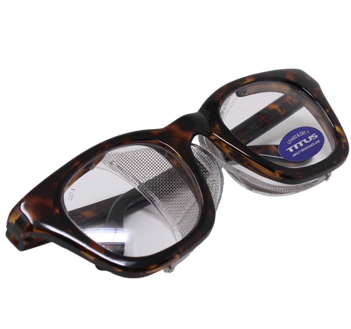 G12 Retro Style Safety Glasses with Folding Side Shield