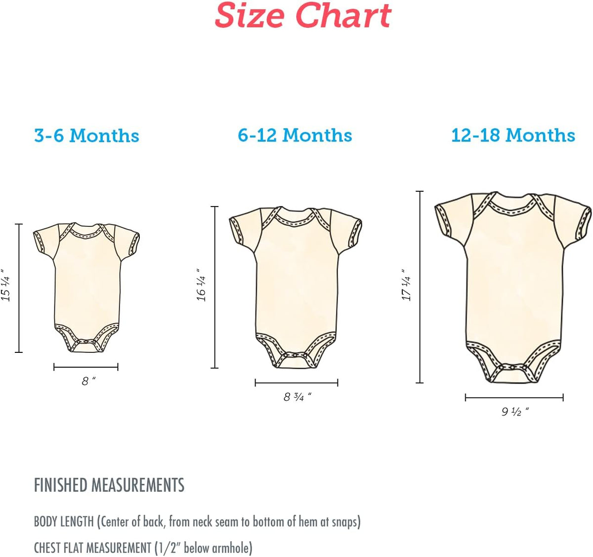 Organic Cotton Baby Bodysuit - Font Style