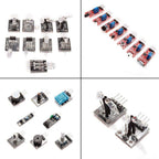 37/Set Sensor Assortment Kit 37 in 1 Sensor Module Starter Kit for Arduino MCU Educ(Infrared/Temperature/Avoid Obstacle/Buzzer Sensor etc)