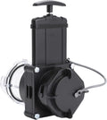 Twist-On Waste Valve RV Gate Valve, Black & Clear, 1Pack (8049)