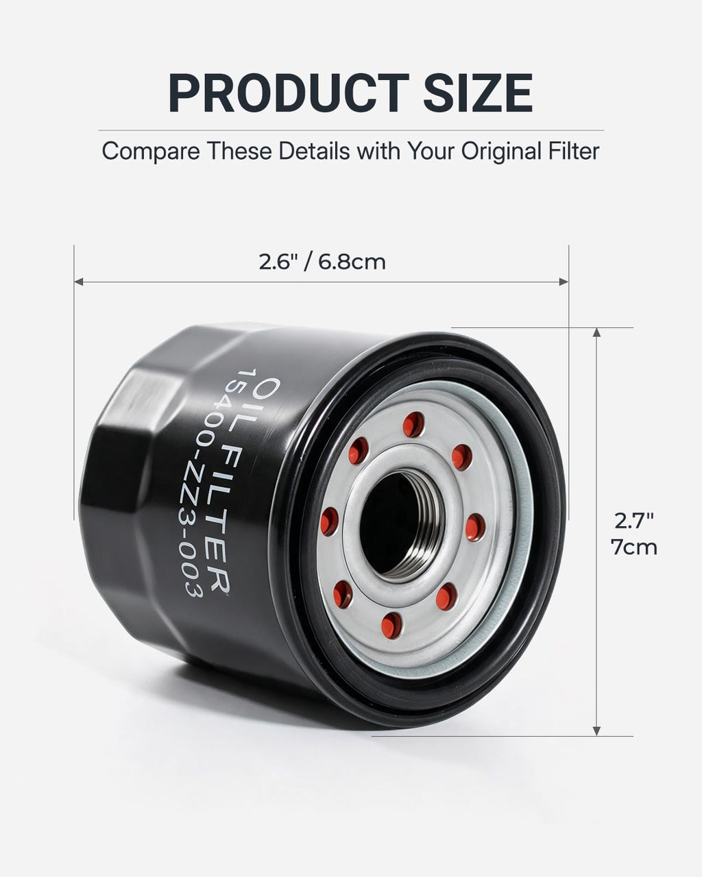 15400-ZZ3-003 Oil Filter for Honda GCV530 and Honda Outboard 8-60HP