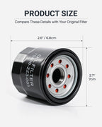15400-ZZ3-003 Oil Filter for Honda GCV530 and Honda Outboard 8-60HP