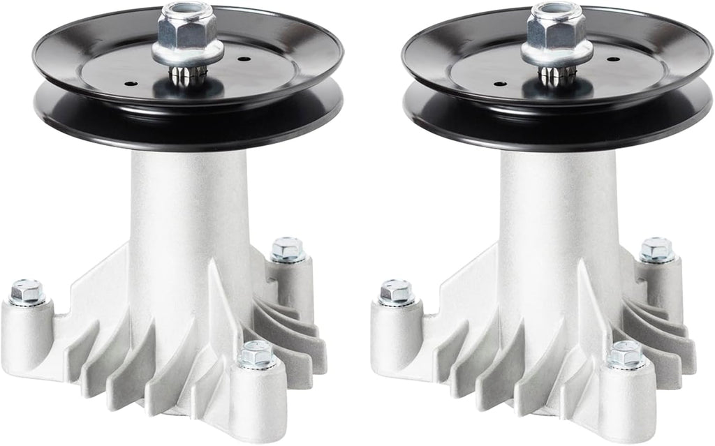 130794 Spindle Assembly with 153535 Pulley - Compatible with Craftsman LT1000 LT2000 DYT4000 42" Deck Tractor, HU
