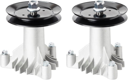 130794 Spindle Assembly with 153535 Pulley - Compatible with Craftsman LT1000 LT2000 DYT4000 42" Deck Tractor, HU