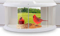Window Bird Feeder, 180° Clear View Bird Feeder, Durable and Elegant in-Window Bird Feeder for Watching Birds
