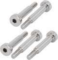 uxcell 5pcs 304 Stainless Steel Hex Socket Shoulder Bolt 5mm Shoulder Dia 20mm Shoulder Length M4 Thread